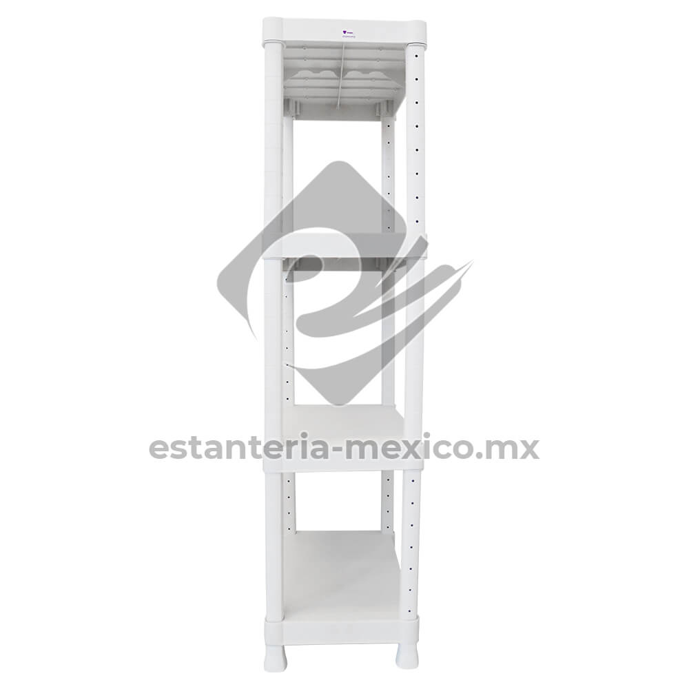 Estantes Metálicos y Anaqueles de Metal en México CDMX - Estante Plástico Blanco