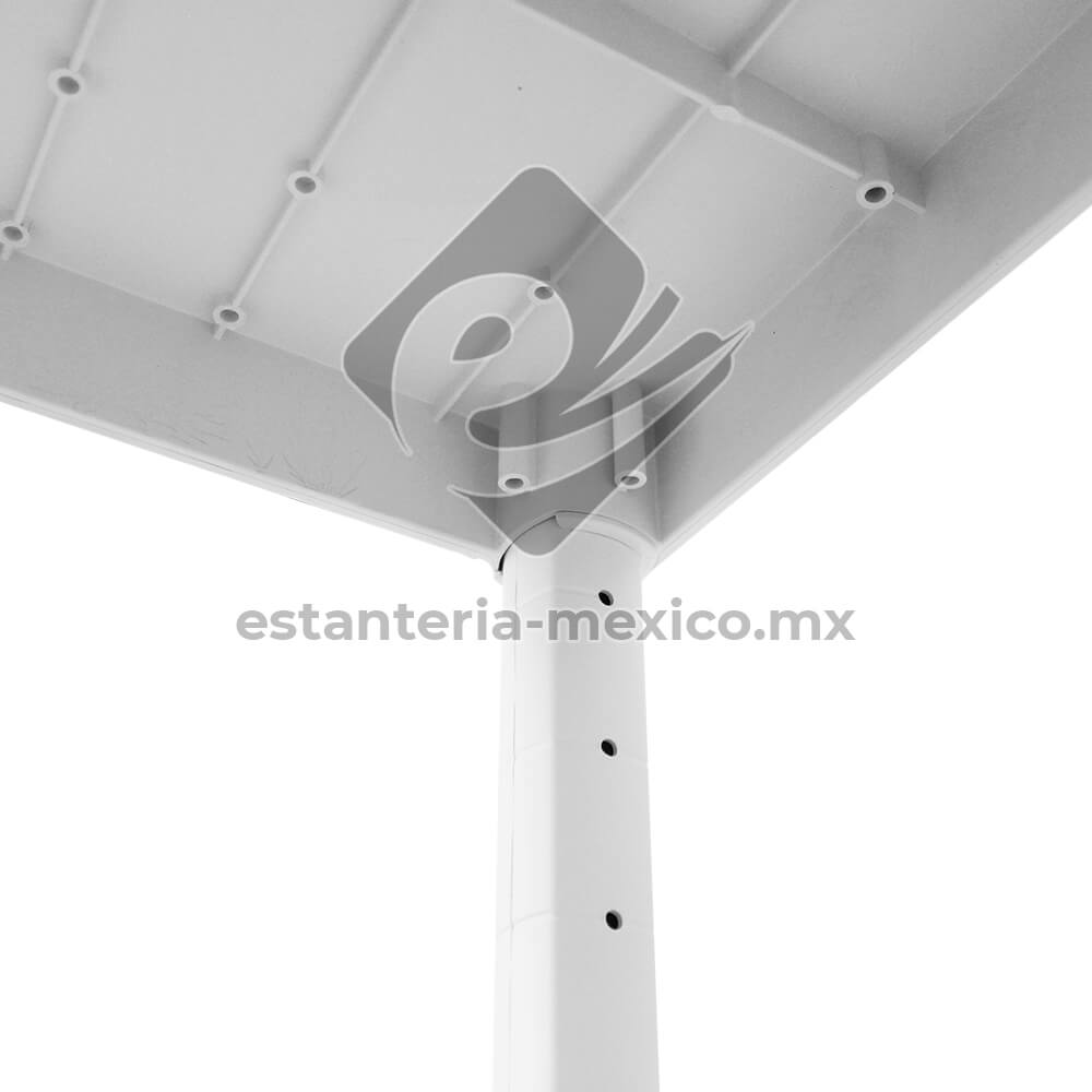 Estantes Metálicos y Anaqueles de Metal en México CDMX - Estante Plástico Blanco
