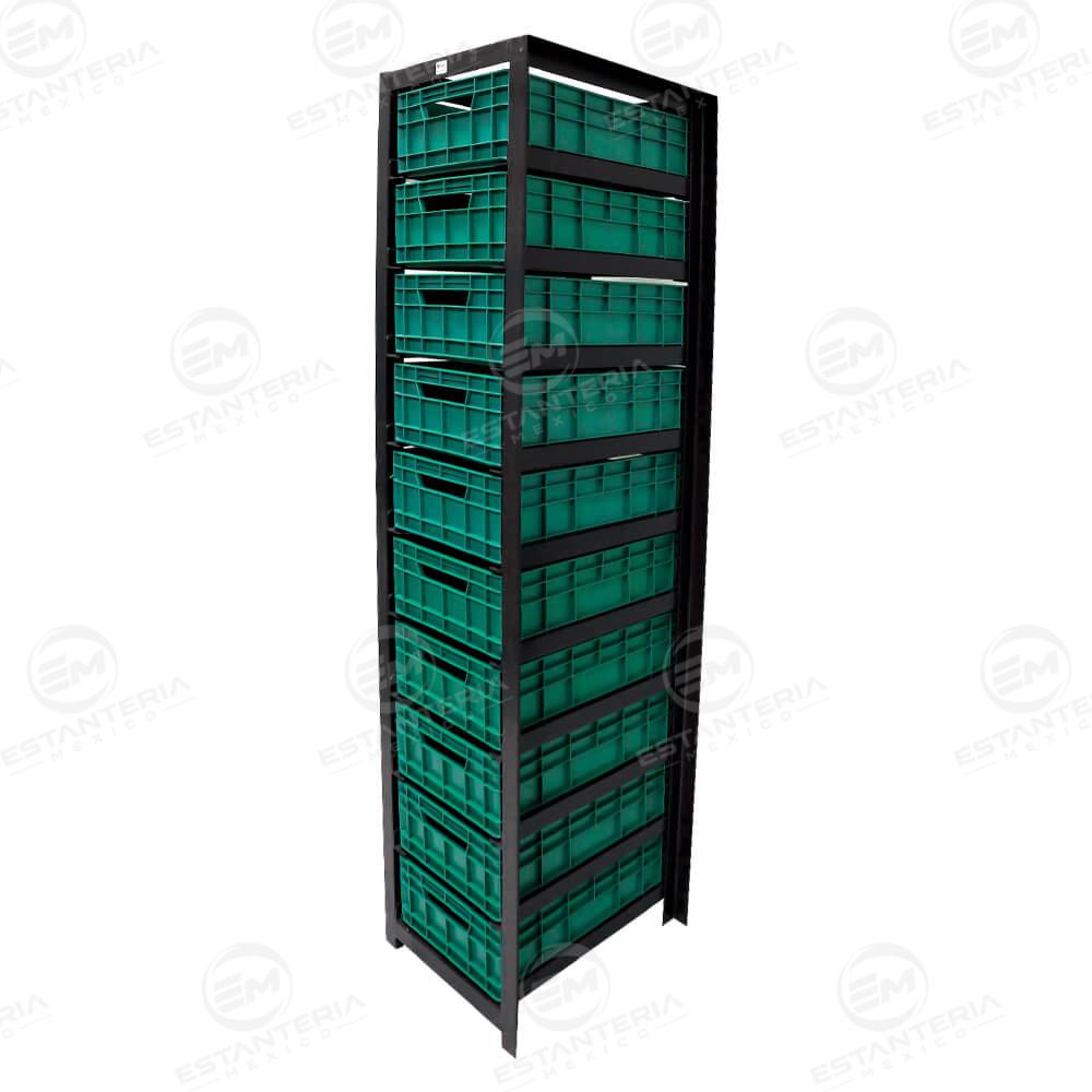 Estructura Cajonera Con 10 Contenedores Ricolino-Mexico-CDMX-02